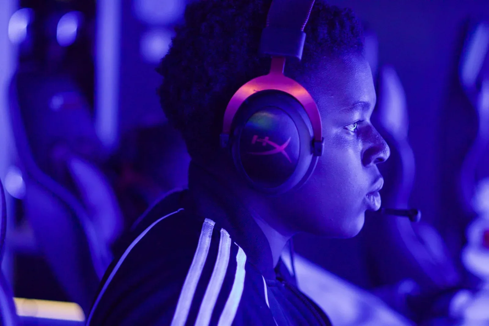 A young participant at a Resolute Network e-sports event